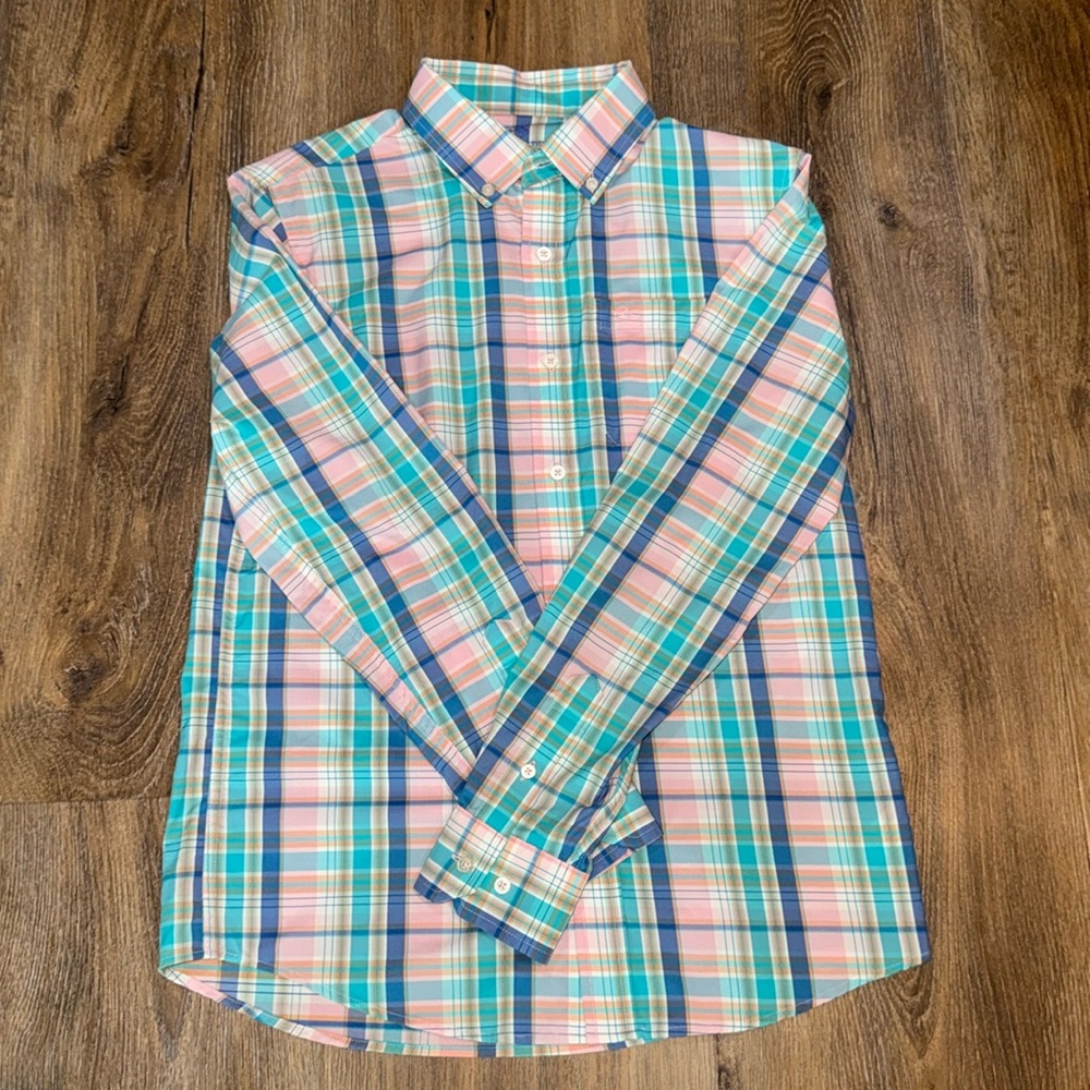 Southern Tide Boys Long Sleeve Shirt